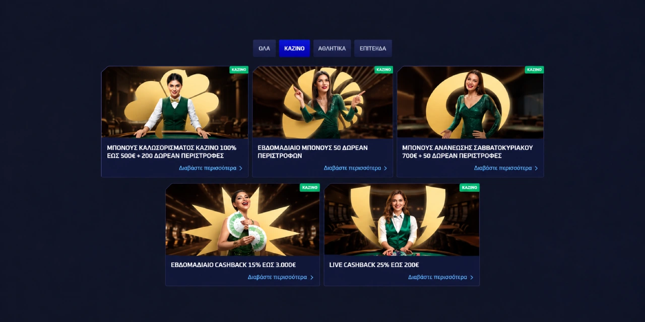 Sportaza Casino προσφορές μπόνους καλωσορίσματος δωρεάν περιστροφές και cashback Ελλάδα